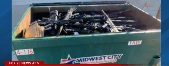 One Man's Garbage, Another Man's Gats? 250 Guns Found In Dumpster
