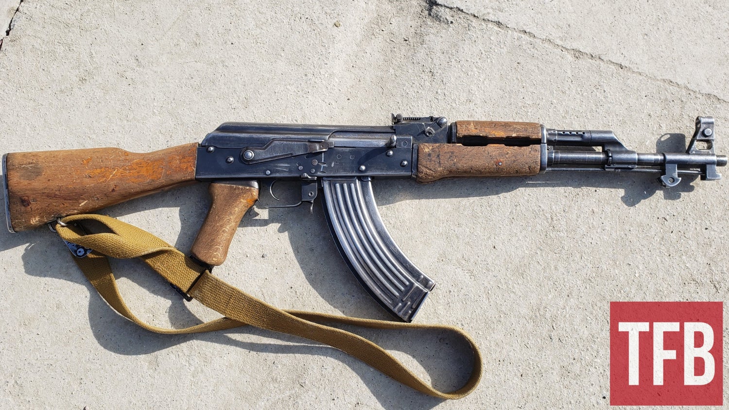ASH-78 Albanian AK variant that author encountered in Kabul