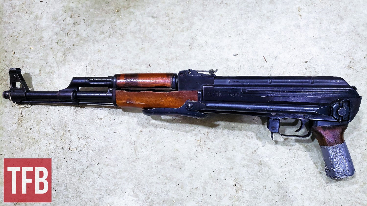 Prime example of the early Chinese AK with Russian made front sight post