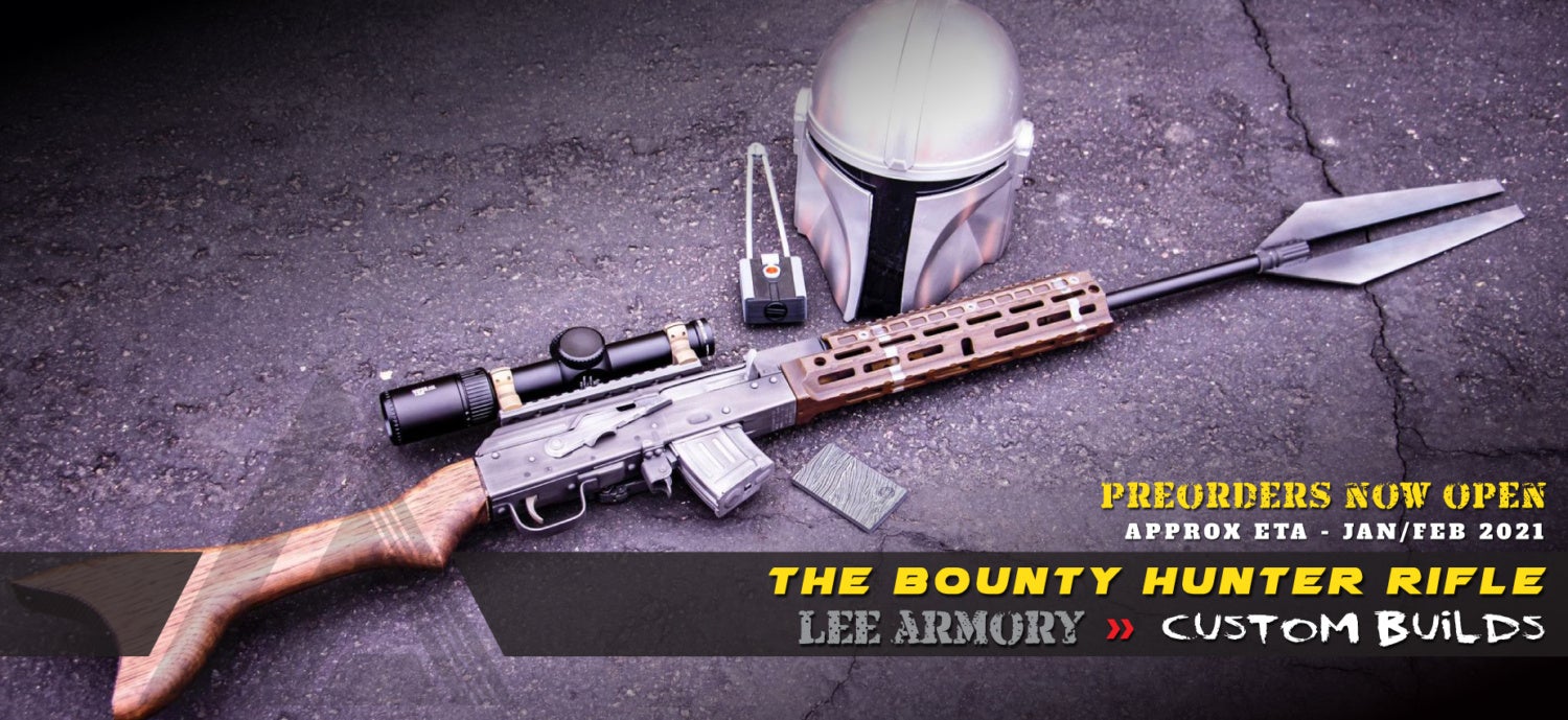 Lee Armory began work on this sci-fi homage not long after "The Mandalorian" series premiered in late 2019.