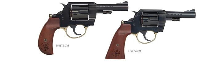 The new .357/.38 Big Boy revolvers include two release variants, offering either a full gunfighter or rounded birdshead-style grip.