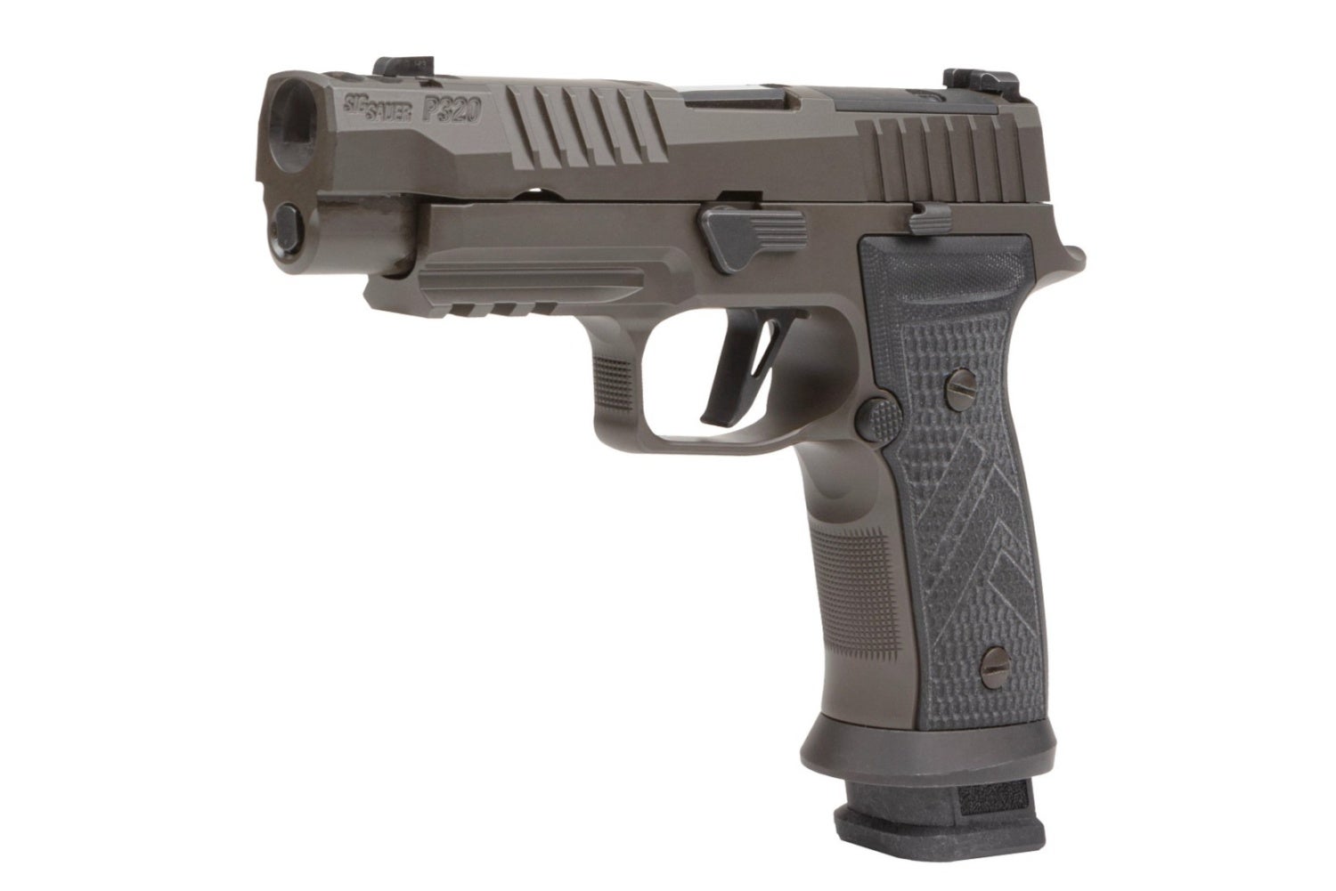 The P320-AXG Legion comes with SIG's XSeries flat skeletonized trigger, and XRAY3 Day/Night Sights. 