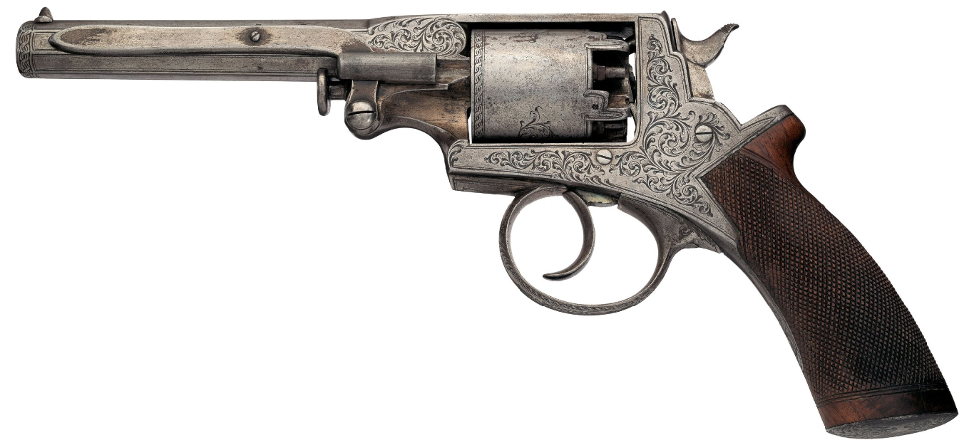 Jefferson Davis Capture Beaumont-Adams Revolver (2)