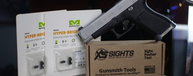 Pushing for Perfection: XS Sights DIY Sight Pusher Kit & Meprolight Hyper-Bright Sights - Glock 48