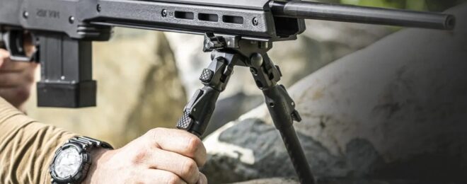 MDT Introduces the New Black GRND-POD Precision Rifle Bipod