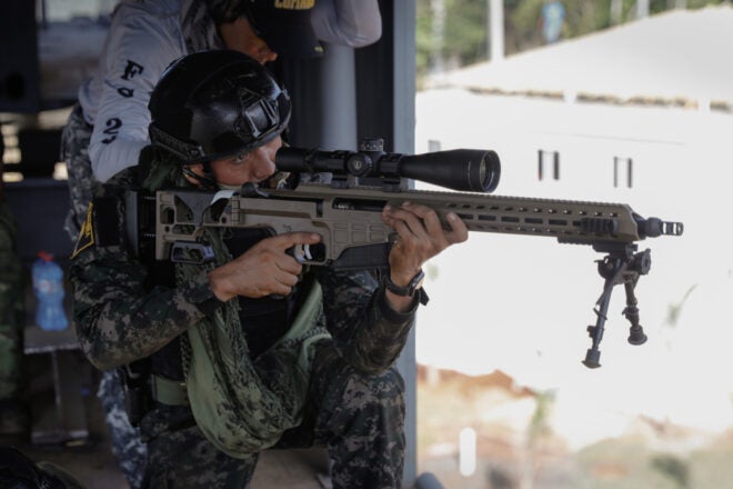 POTD: Honduran Sniper With Barrett MRAD