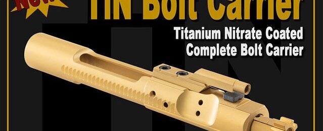 It's GOOOOLD! New Luth-AR Titanium Nitride Coated AR-15 BCG