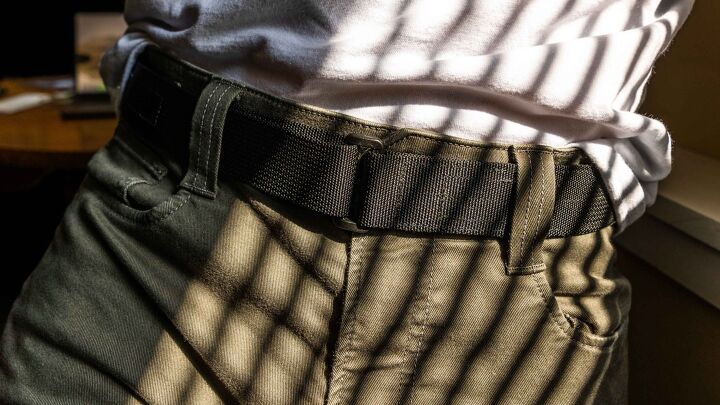 Low Profile Inner/EDC Belt | Use As EDC IWB Belt or Quickly Throw on An Outer Belt | Fits Your Pant Size | Blue Alpha