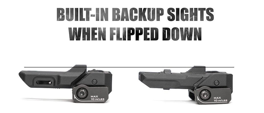 New Strike Polymer Backup Sights With Tool-less Adjustments