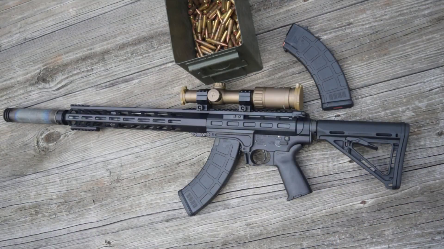 The TEC47 Rifle By 21st Tec - AR10 Meets AK Mags