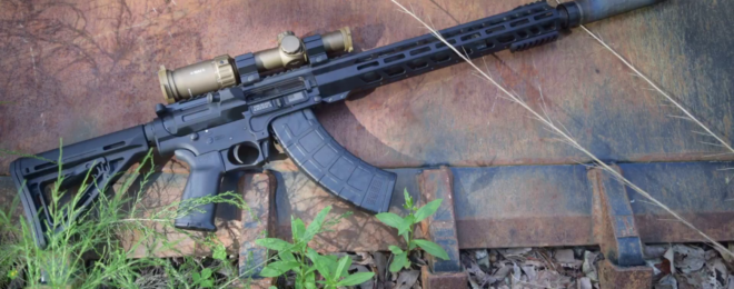 The TEC47 Rifle By 21st Tec - AR10 Meets AK Mags