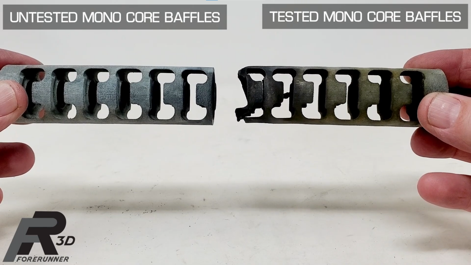 3D-Printed Nylon Suppressor mono-core