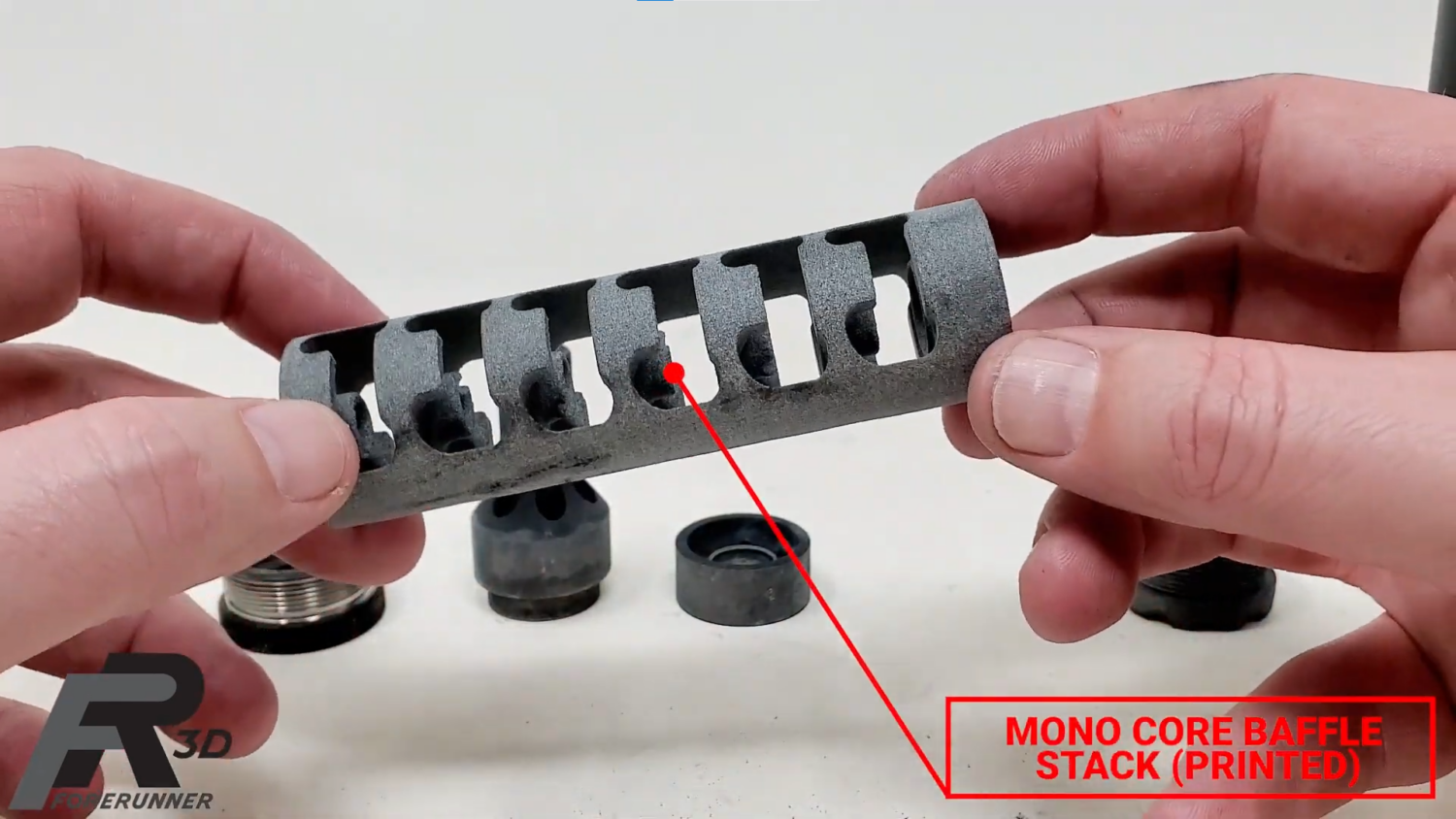 3D-Printed Nylon Suppressor monocore