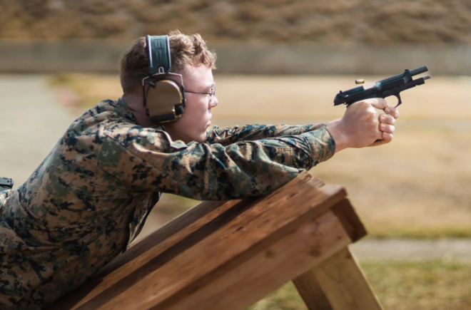 M9 and M17 in Marksmanship Competition