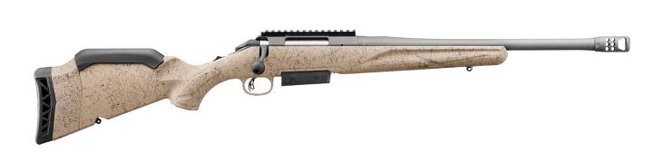 The Ruger American Gen II rifle, in Ranch configuration and chambered in 450 Bushmaster. This chambering is the only iteration currently in the lineup without a fluted barrel. (Ruger)
