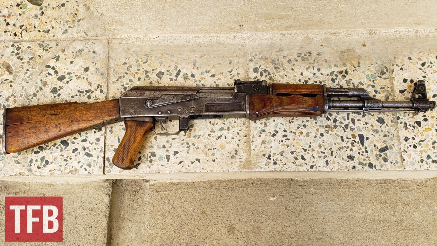 Typical Type 3 Soviet AK photographed in Kabul