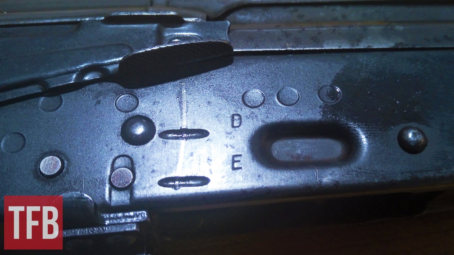Selector markings of 7.62x39 East German AKs
