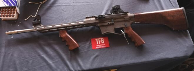 [SHOT 2024] Hands on With Bishop Ammunition & Firearms' Thompson Inspired AR45TC