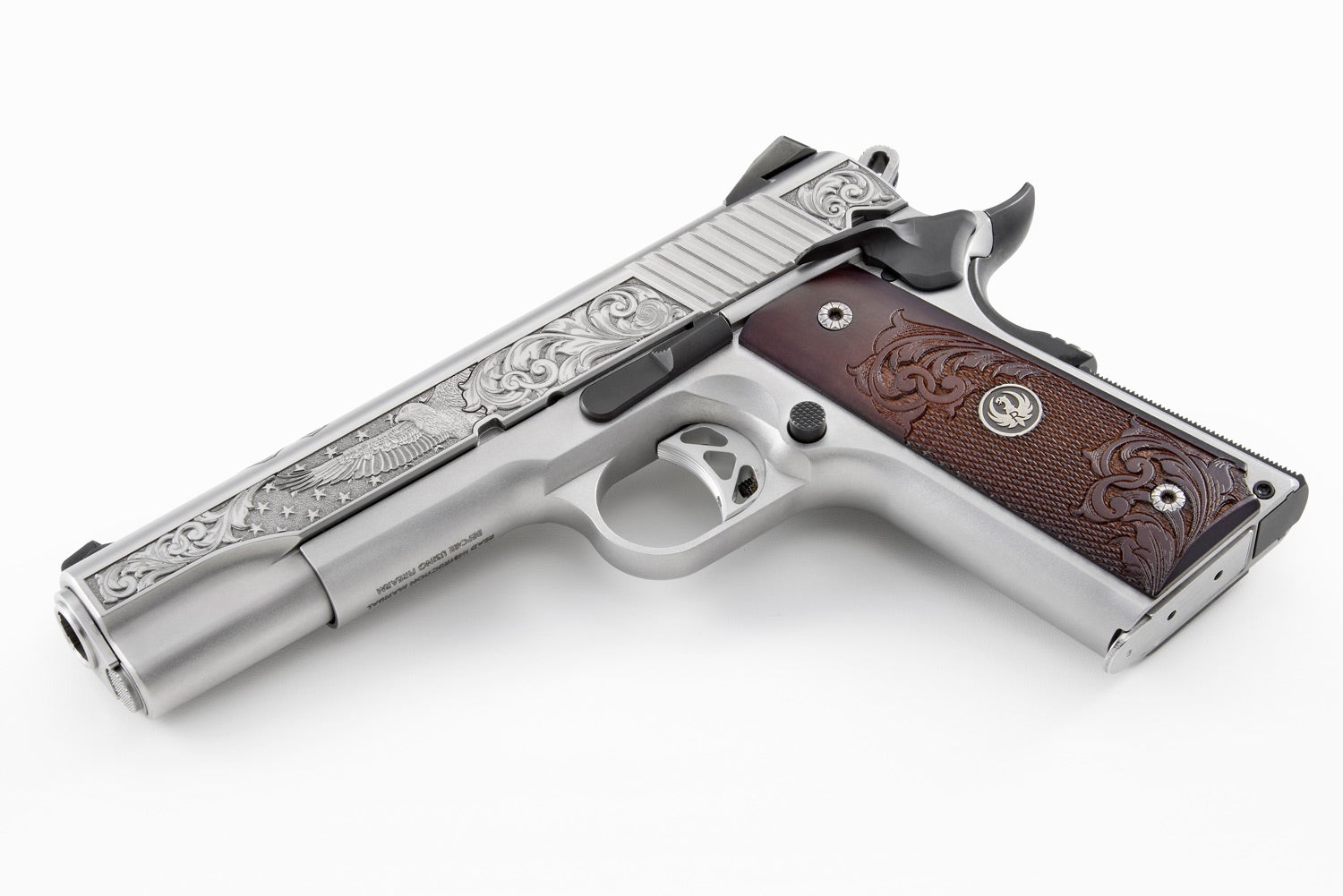 This 5" .45ACP Diamond Anniversary handgun model will be limited to 750 units produced.