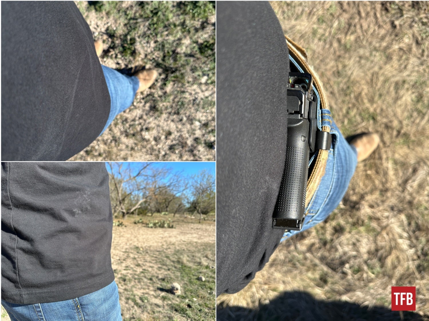 The 48 conceals beautifully, with minimal printing issues in a quality holster that's fit for purpose.