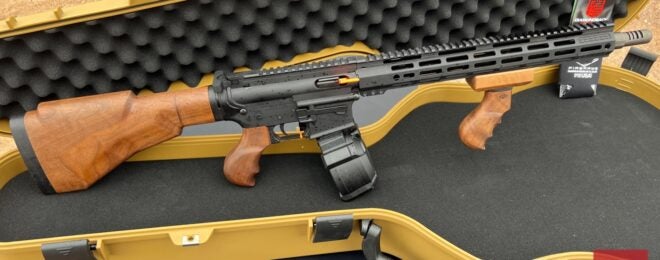 [SHOT 2024] Diamondback Firearms Tommy Gun-Style AR and SDR Revolver