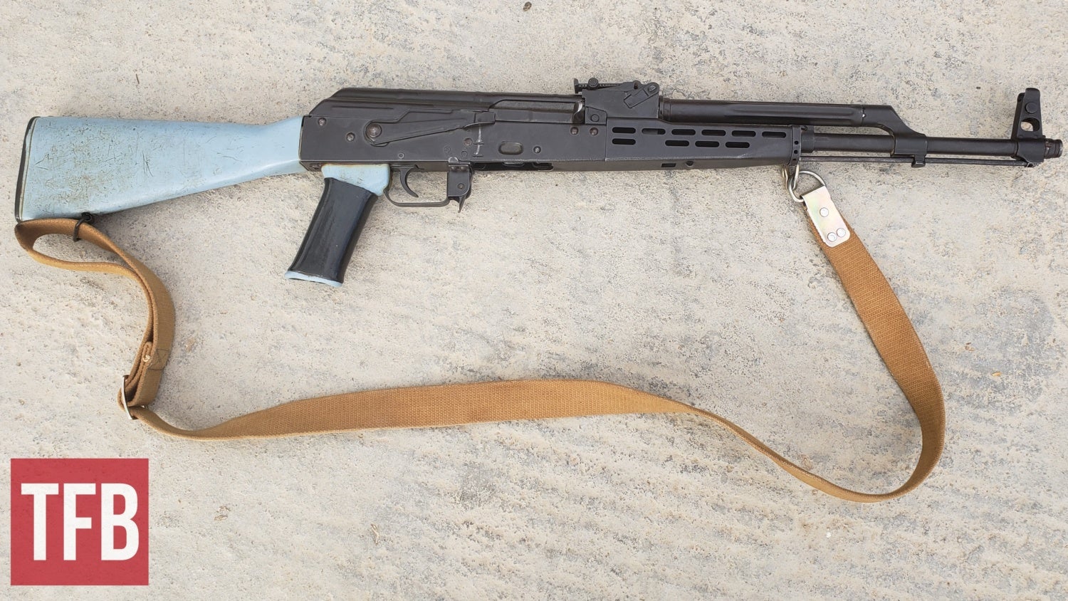 AKM 63 photographed in Puntland, Somalia