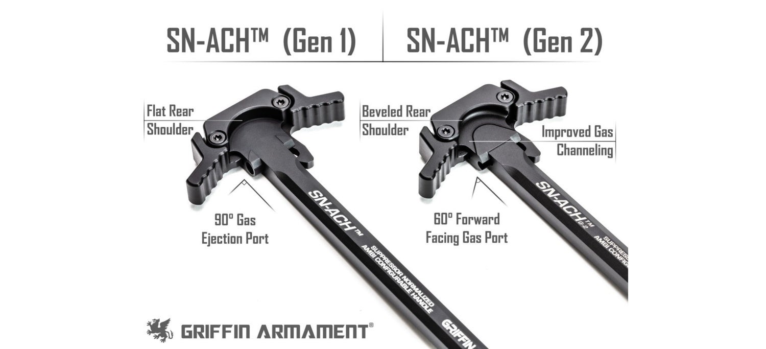 SN-ACH Gen 2 - Suppressor Normalized Ambidextrous Charging Handle