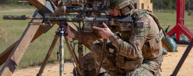 Belgian Snipers in International Sniper Competition
