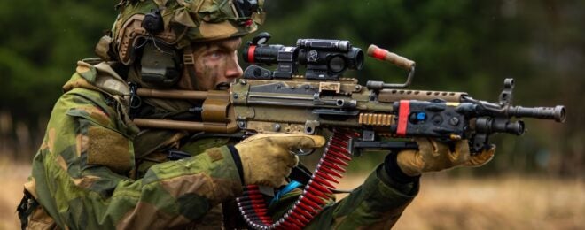 FN Minimi in NATO's enhanced Forward Presence Battle Group Lithuania